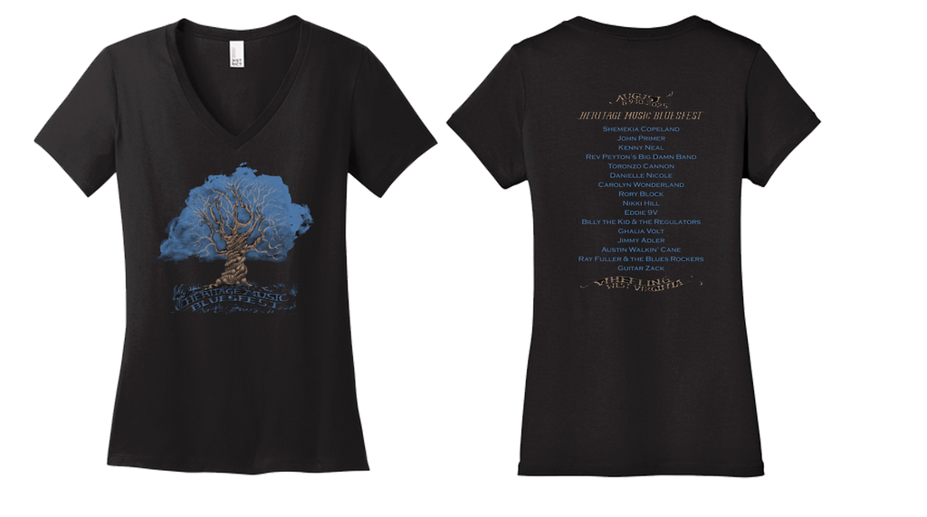 2025 100% cotton v neck ladies t